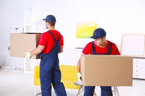Removal team planning a house move in Kentish Town