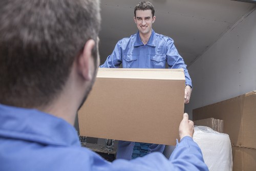 Professional flat removals team handling apartment moving in Kentishtown