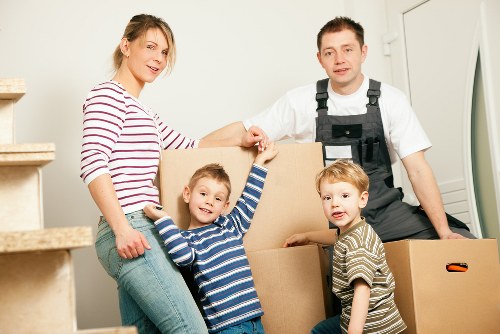 Kentishtown house move with a removal van and loading support