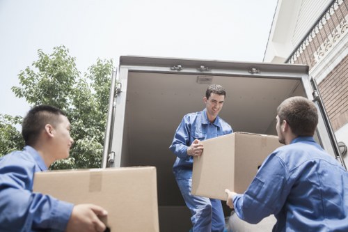 Same day removals vehicle prepared for an urgent Kentishtown move