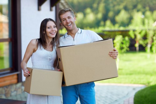 Secure packing of office technology and furniture
