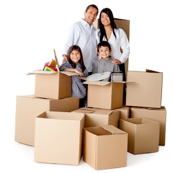Staff preparing desks and files for an office move